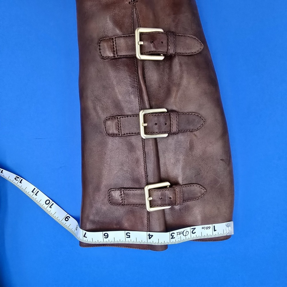 Ecco Hobart Buckle‎ Riding Boots EUR 40 Womens Size 9-9.5 Brown Leather EUC - Picture 13 of 16